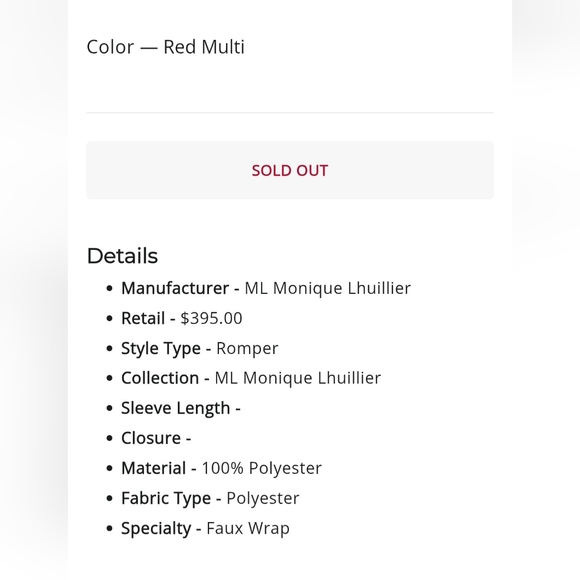 ML Monique Lhuillier Flutter Sleeve Pink And Rose Faux Wrap Floral Romper Sz 6 - Picture 3 of 8